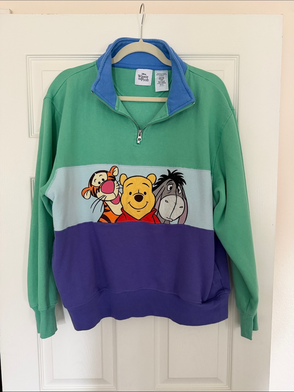 Winnie the Pooh and Pals 1/4 Zip Pullover Sweatshirt - Picture 3 of 7
